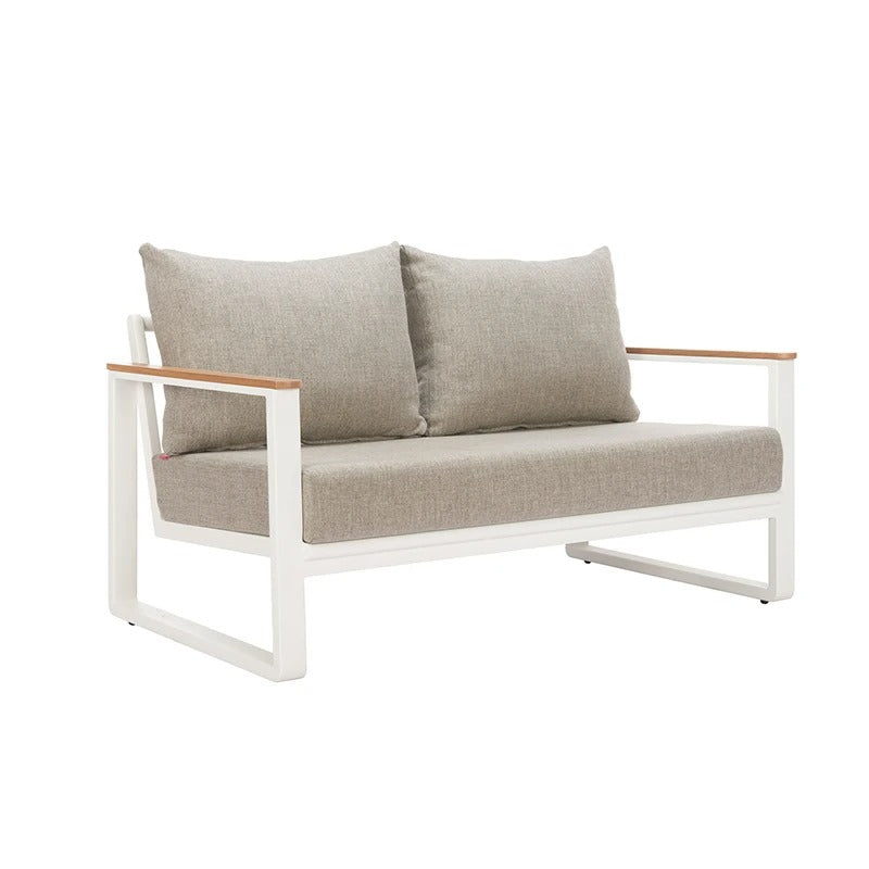 Outdoor Sofa Tea Table Combination Courtyard Garden Hotel Outdoor Leisure Outdoor Aluminum Alloy Furniture